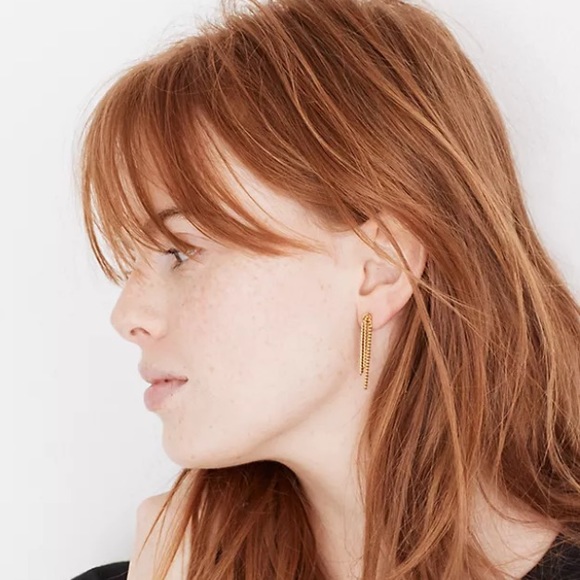 FREE WITH PURCHASE! Madewell Chainfall Earrings - Picture 3 of 4